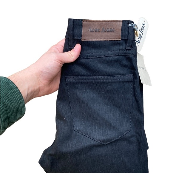BNWT Vintage 90s Acne Studios Tube Cash Jeans Black Size 27 - Picture 4 of 16